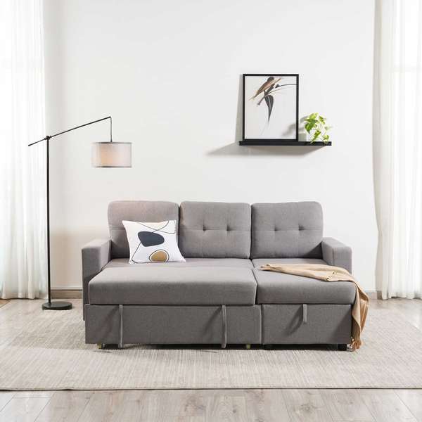 UEORIC SOFA BED GREY